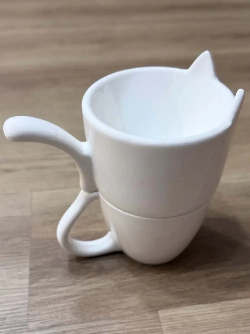 Fred Purr Over Coffee Maker White Cat Shaped Pour Over Mug